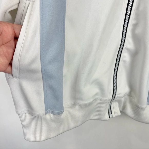 Vintage Haband Casual Joe Zip Up Track Jacket White Size Medium Men's Unisex - Picture 4 of 8